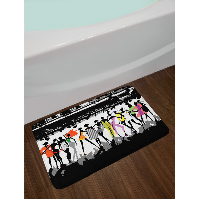 Modern Colorful Fashion Bath Mat