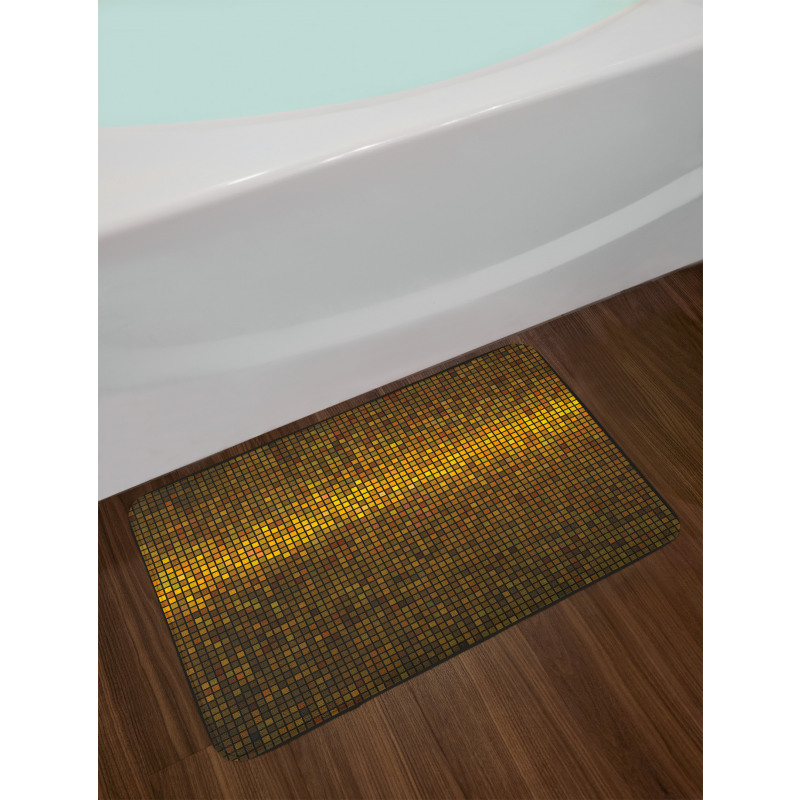 Disco Theme Artwork Bath Mat