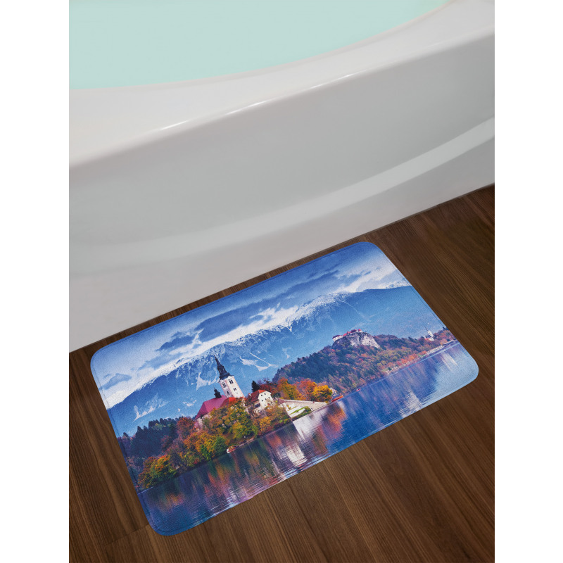 Bled Slovenia Lake Bath Mat