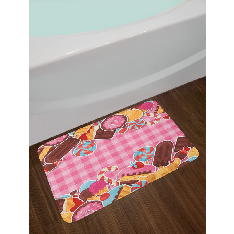 Candy Cookie Sugar Cake Bath Mat