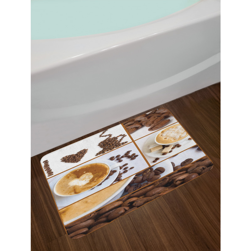 Coffee Mugs Hot Foamy Bath Mat