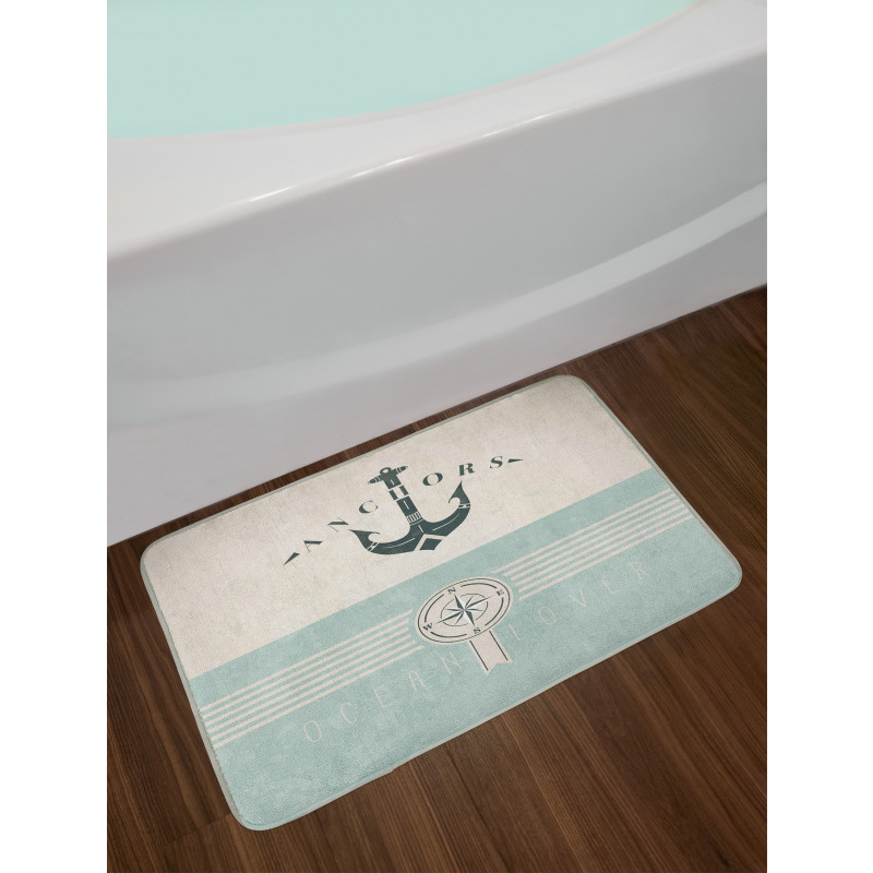 Vintage Marine Anchor Bath Mat