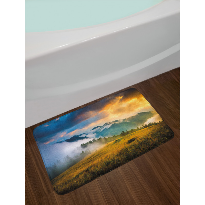 Misty Mountaintops Bath Mat