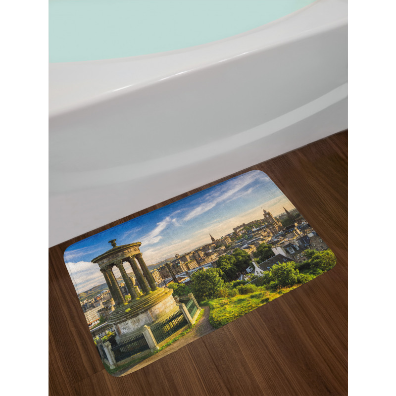 Edinburgh Aerial View Bath Mat