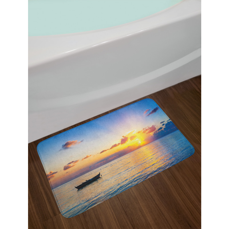 Rising Sun Sea Maldives Bath Mat