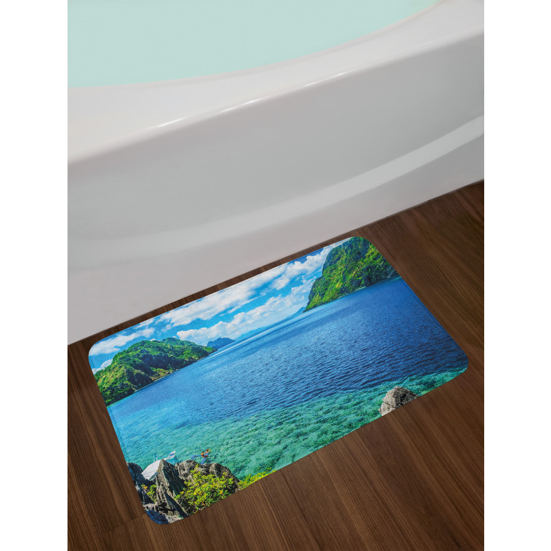 Scenic View of Palawan Bath Mat