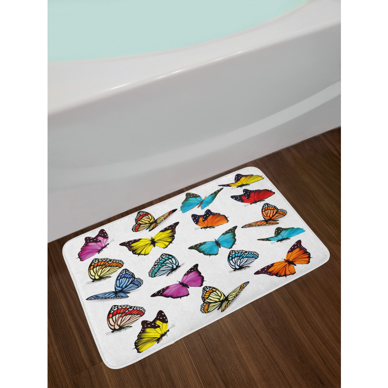 Butterflies Composition Bath Mat