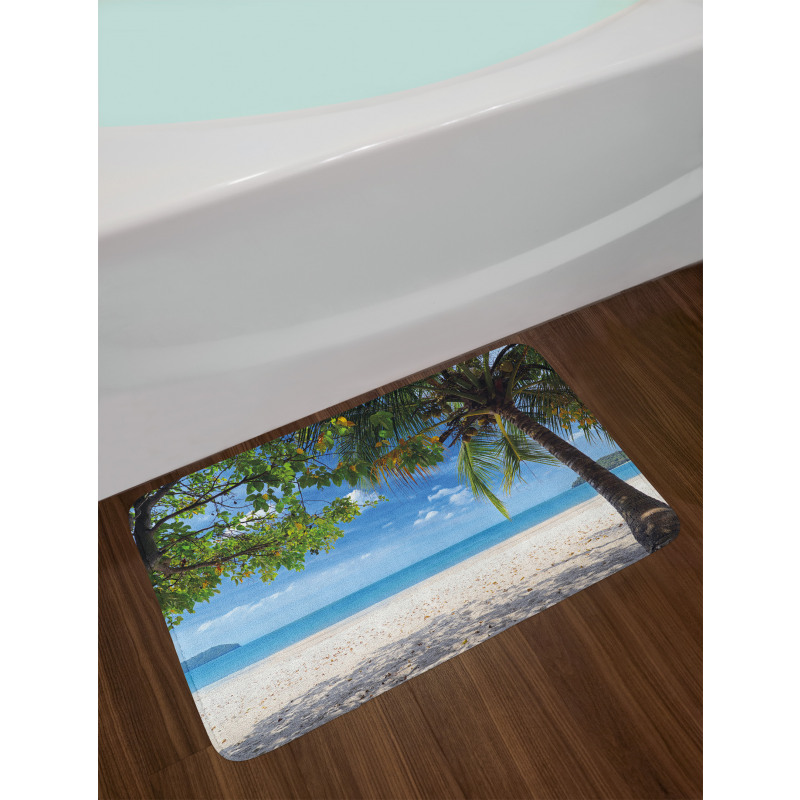 Tropical Beach Ocean Bath Mat