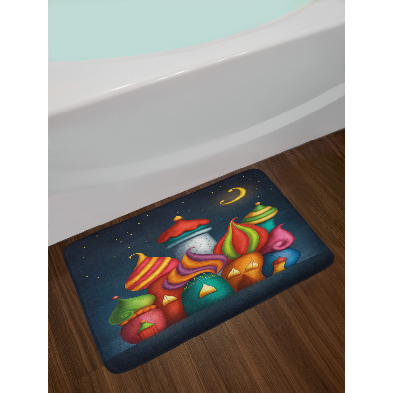 Oriental Castles Moon Bath Mat