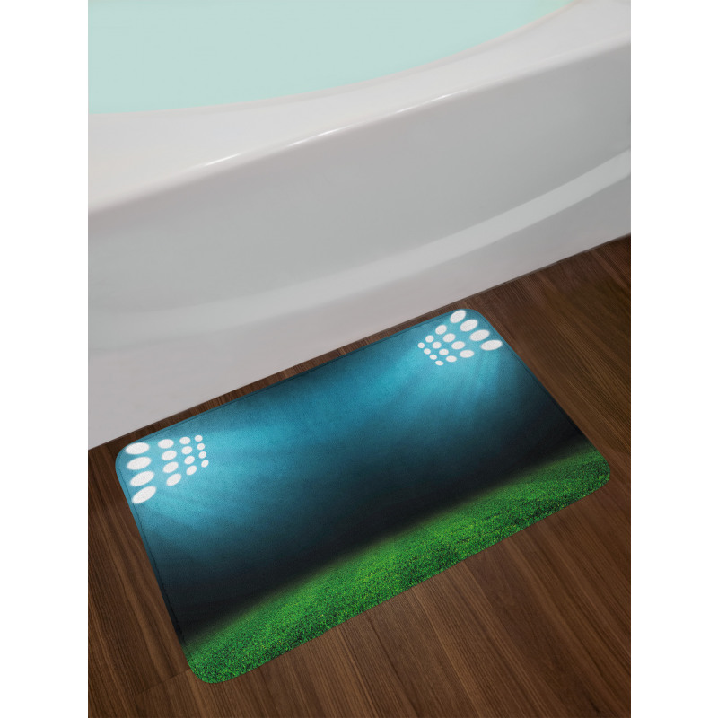 Night at Stadium Bath Mat