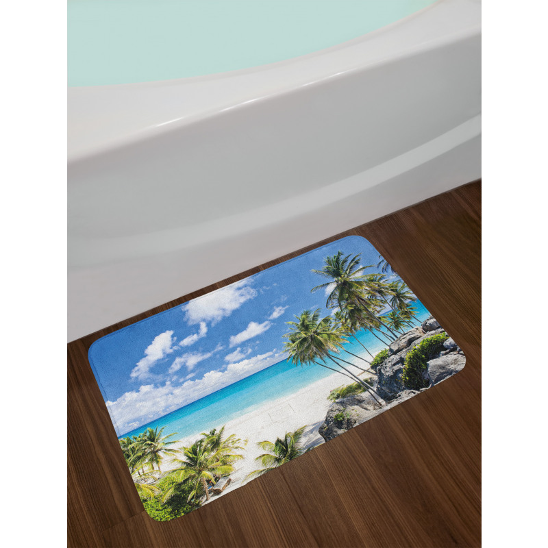 Barbados Beach Ocean Bath Mat