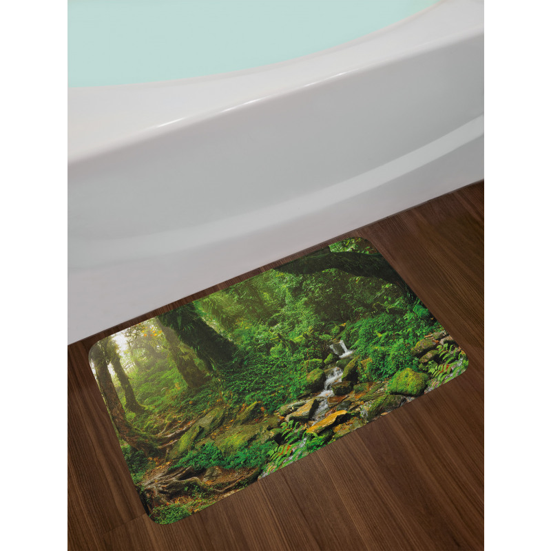 Rainforest Trees Nepal Bath Mat