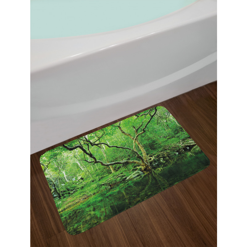Nature Theme Jungle Bath Mat