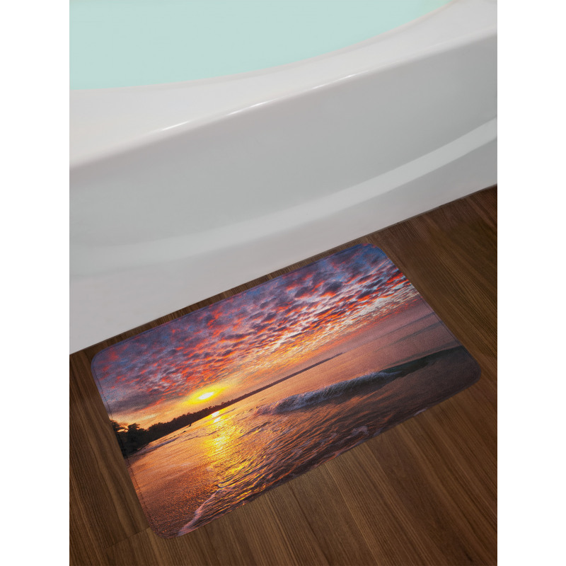 Dawn at Beach Seaside Bath Mat