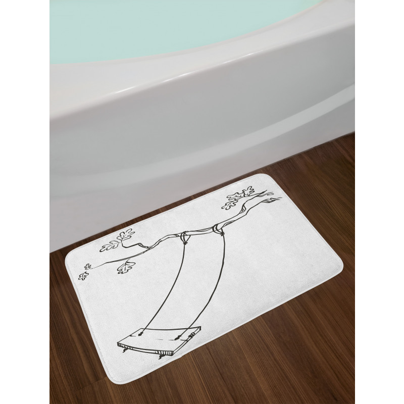 Sketchy Tree Swing Joy Bath Mat