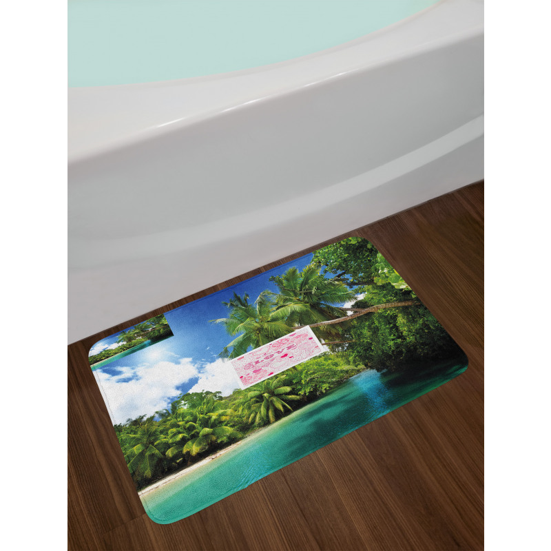 Mahe Island Lake Palms Bath Mat