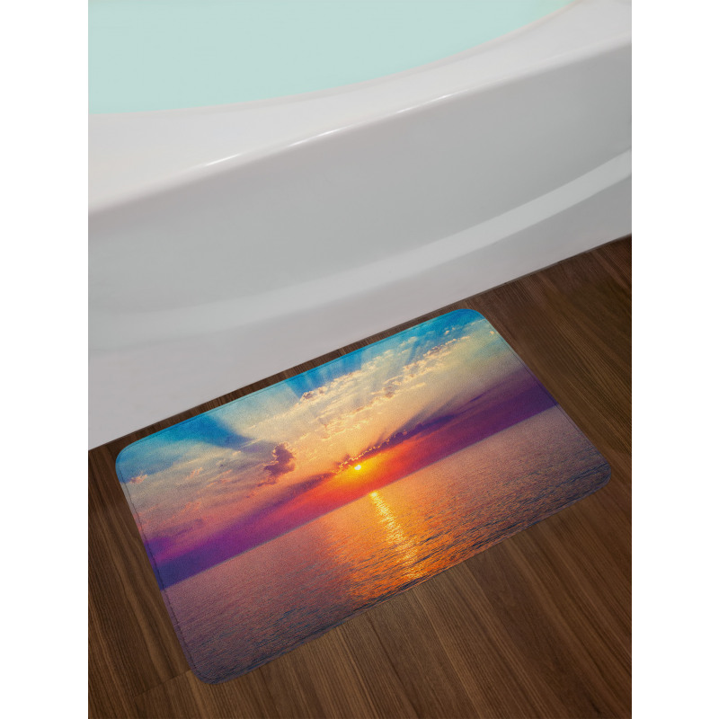 Dawn Sea Tranquil View Bath Mat