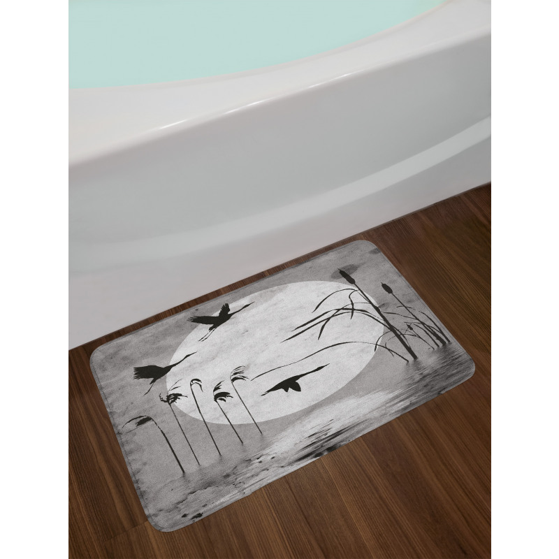 Heron Birds Bath Mat