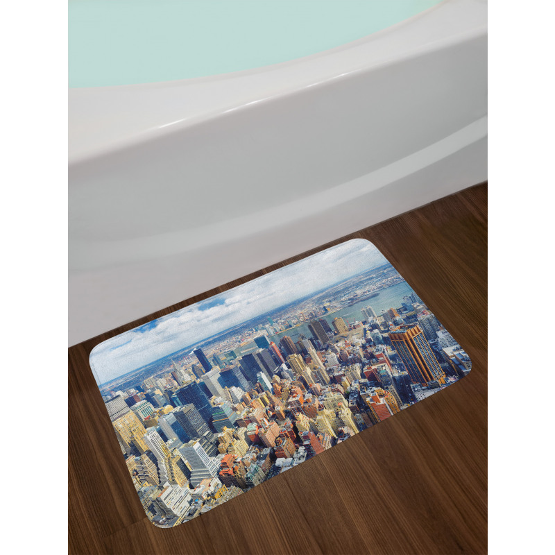 Manhattan USA Aerial View Bath Mat