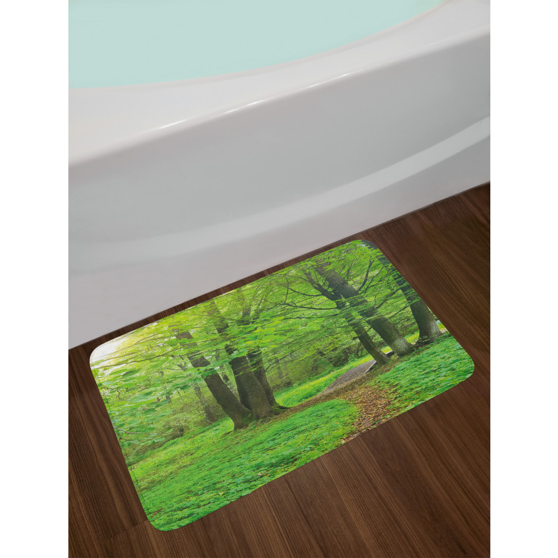 Summer Trees Tranquil Bath Mat