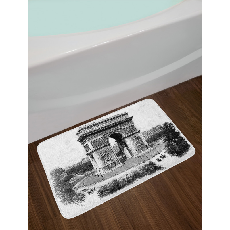 Auguste Vitu Monument Bath Mat