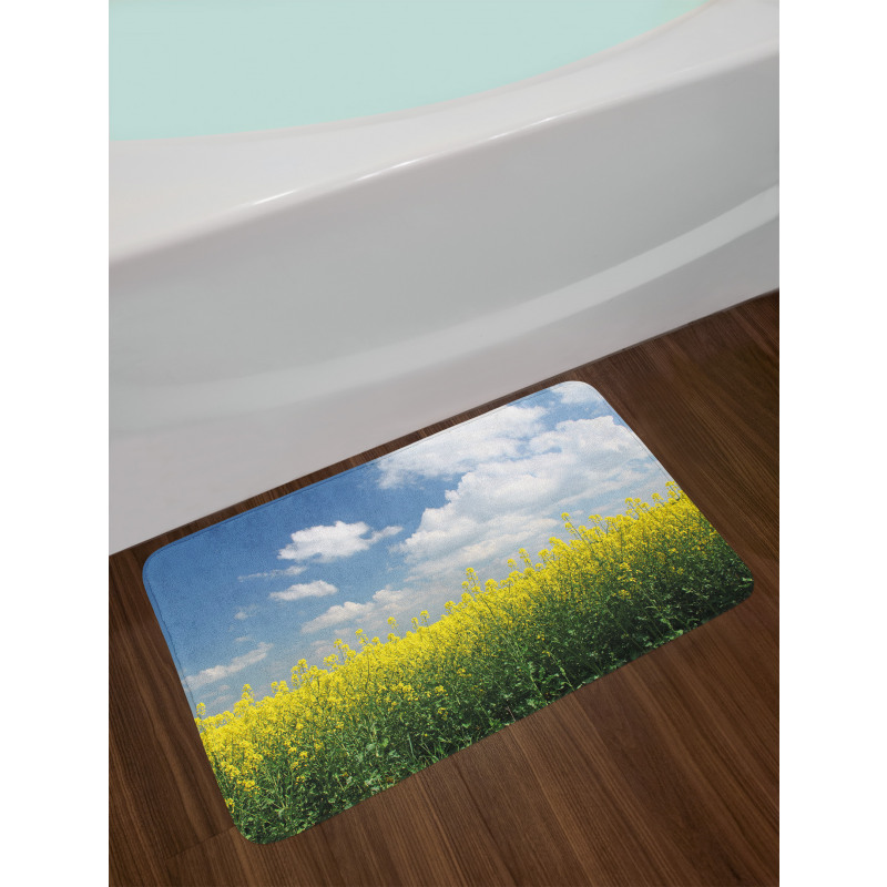 Rapeseed Field Germany Bath Mat