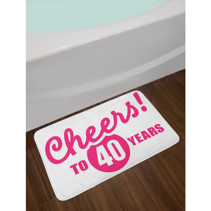 Cheery Greeting Bath Mat