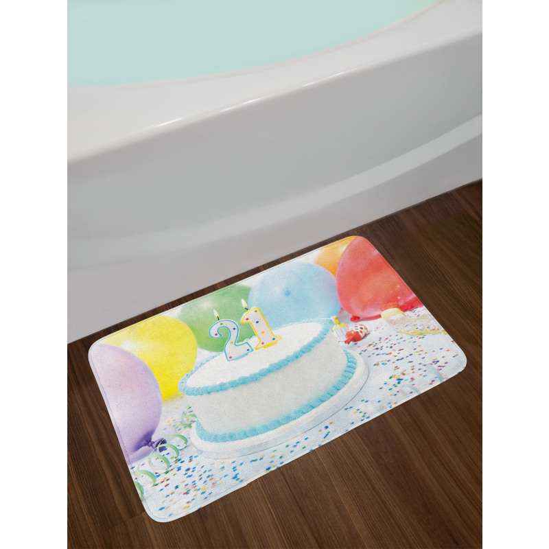 Colorful Ballons Bath Mat