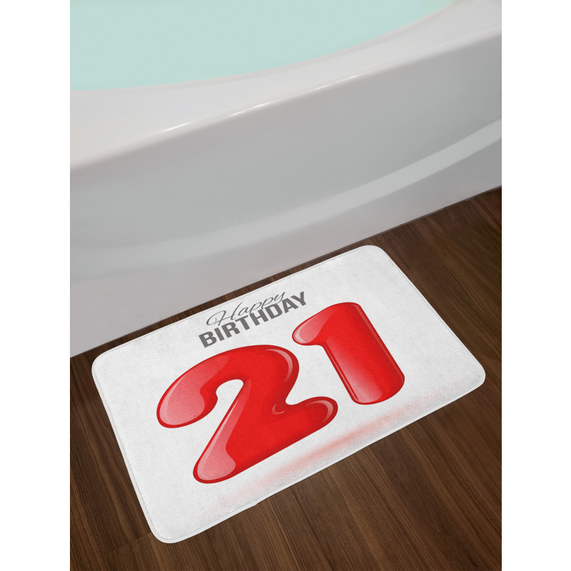 Teen Birthday Party Bath Mat