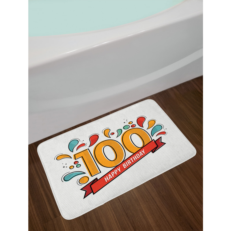 Growing Old Image Bath Mat