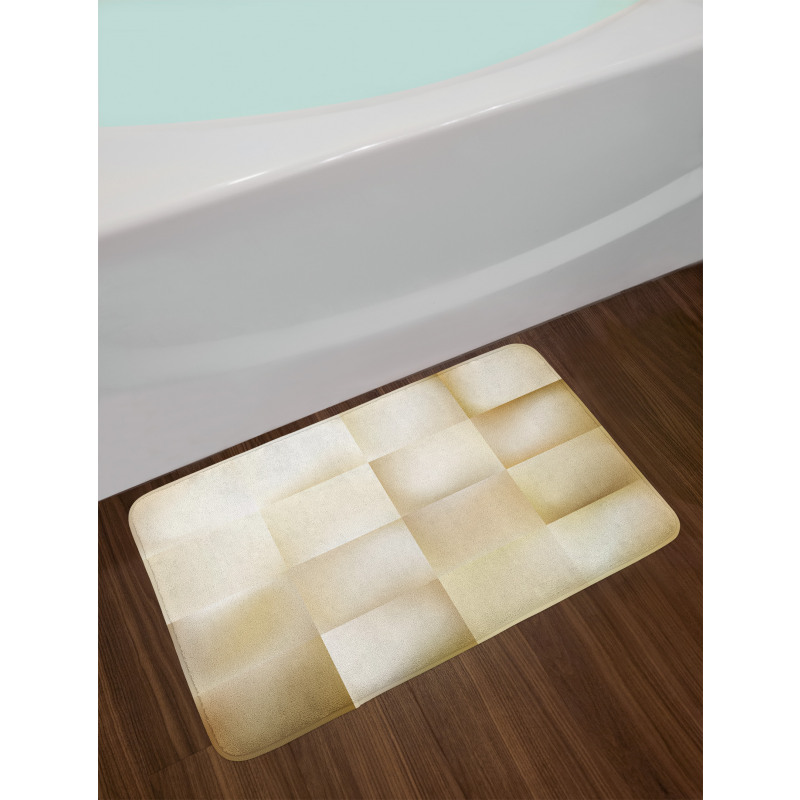 Abstract Square Shady Bath Mat