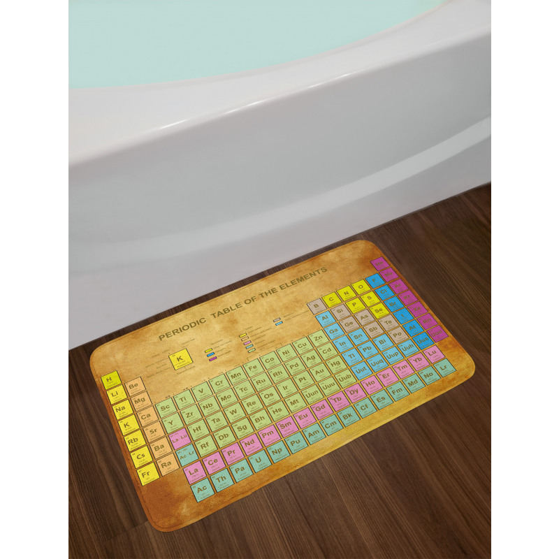 Colorful Squared Bath Mat