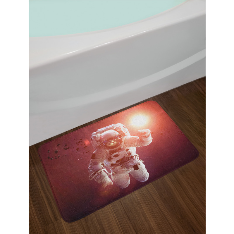 Pet in Suit Galaxy Bath Mat