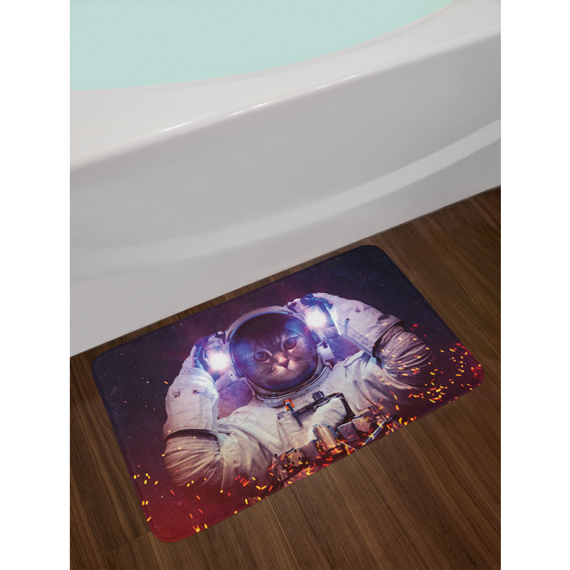 Nebula Galaxy Cosmos Bath Mat
