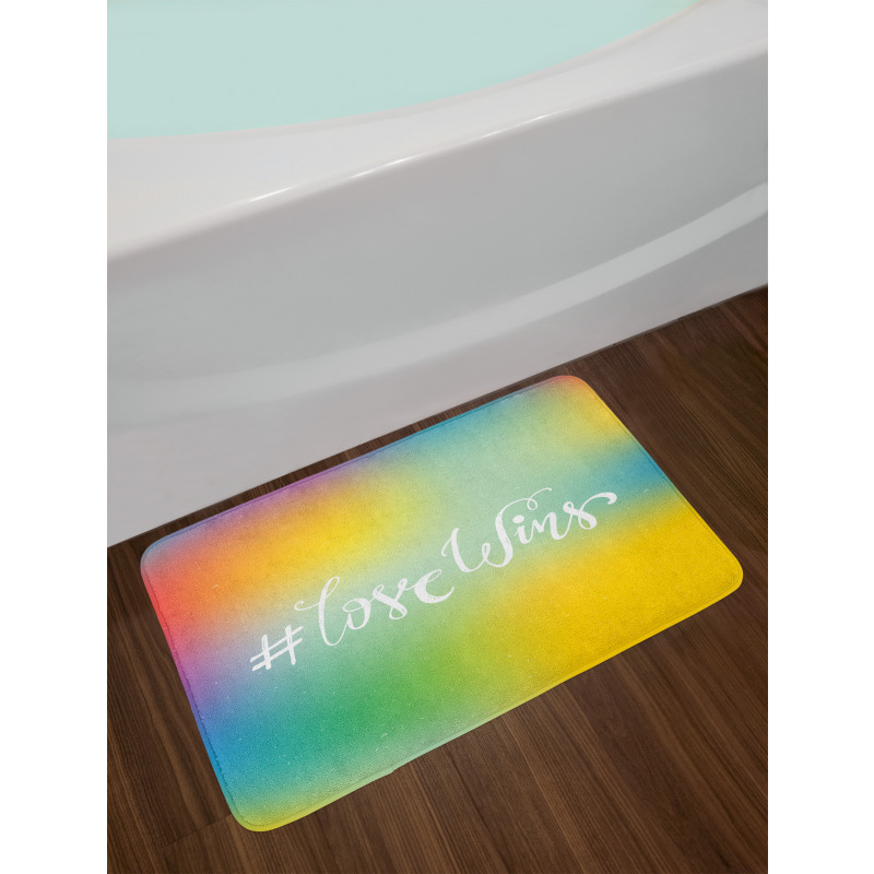 Romantic LGBT Community Bath Mat