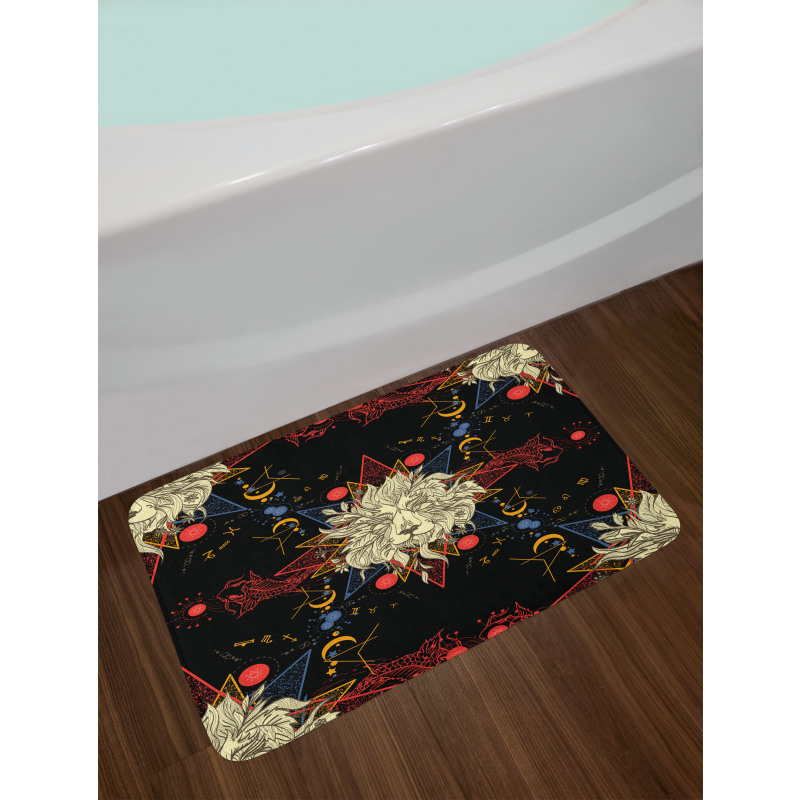 Medieval Mystic Lion Bath Mat