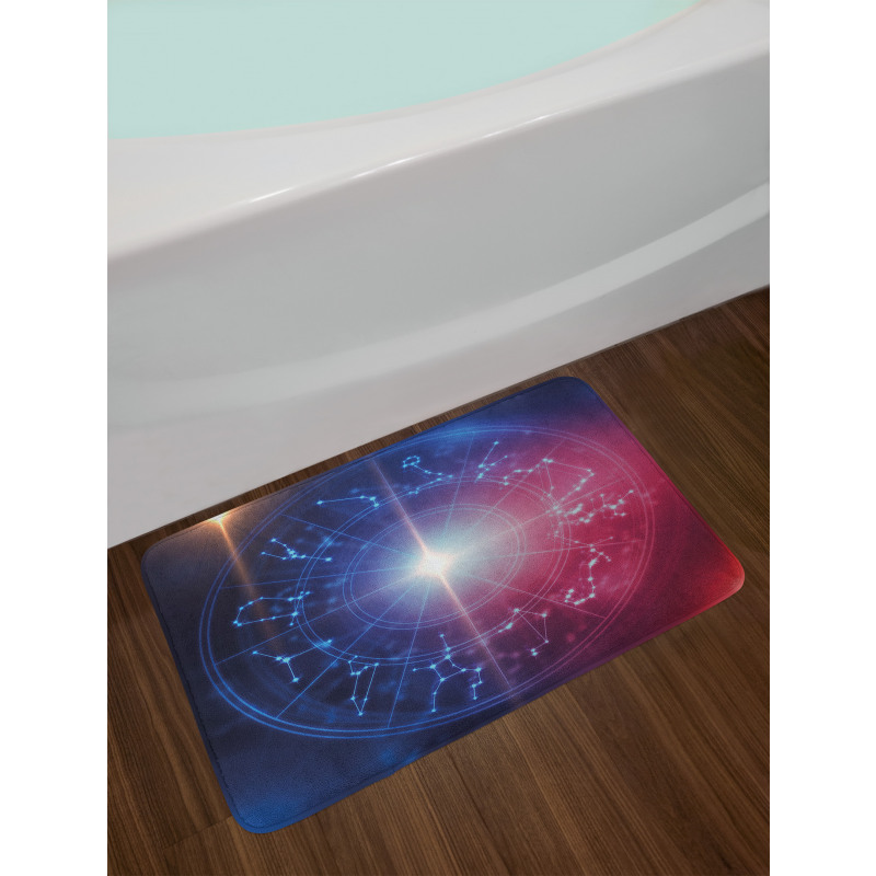 Connected Dots Signs Bath Mat