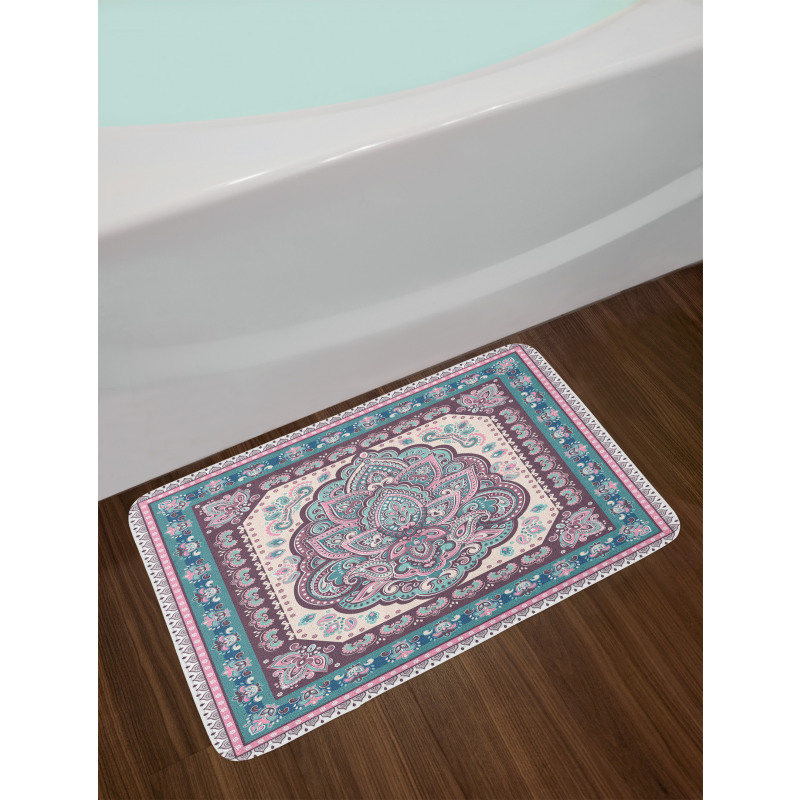 Paisley Oriental Bath Mat