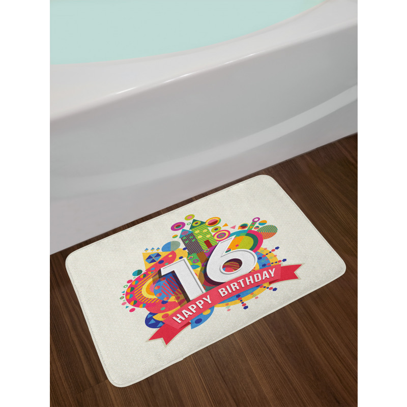 Celebration Funky Bath Mat