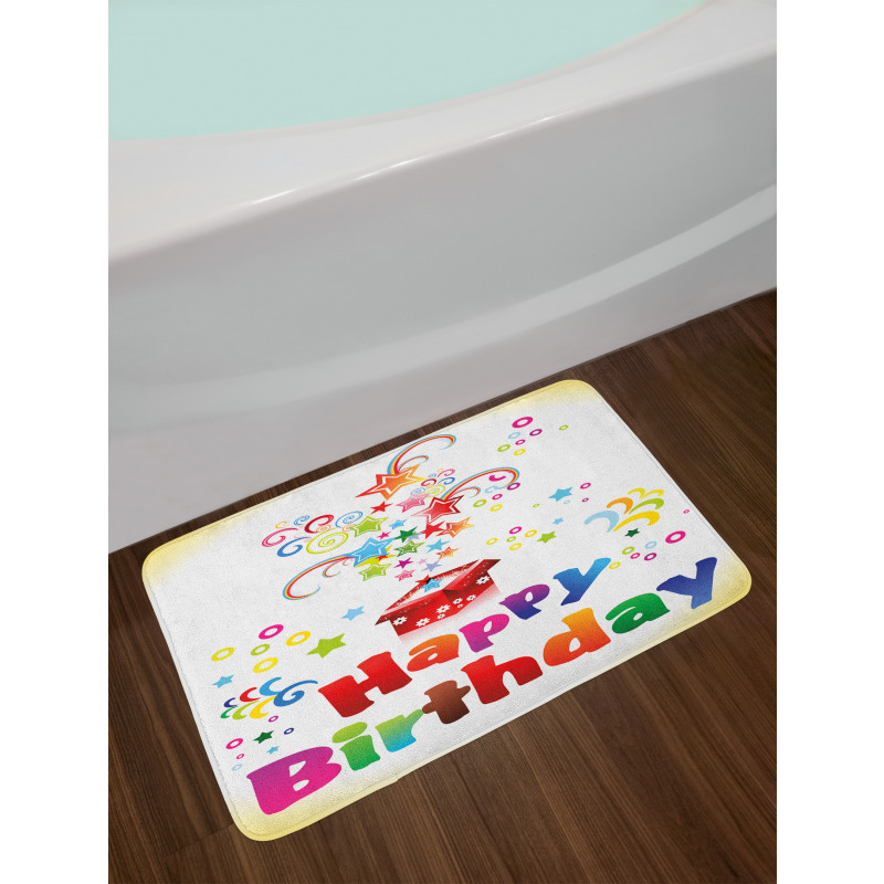 Surprise Gift Stars Bath Mat