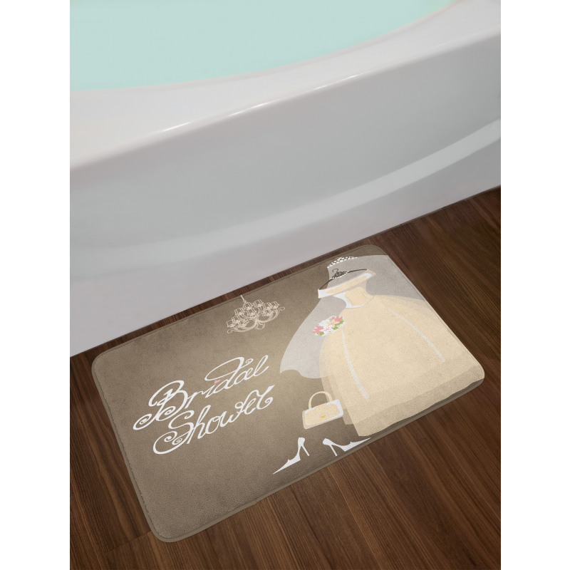 Love Bride Party Bath Mat