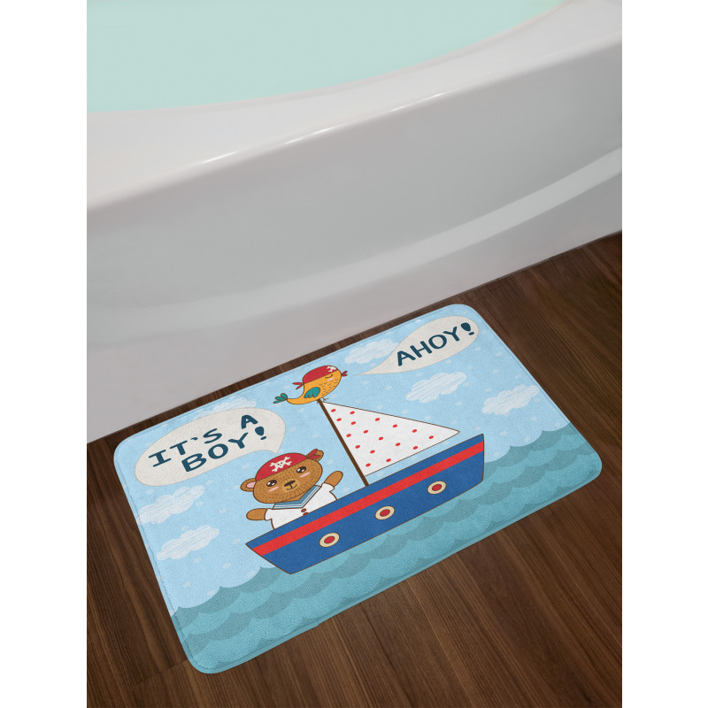 Baby Shower Bear Bath Mat