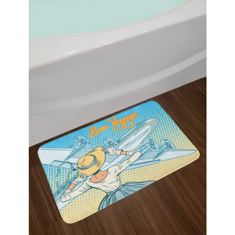 Aircraft Pop Art Bath Mat