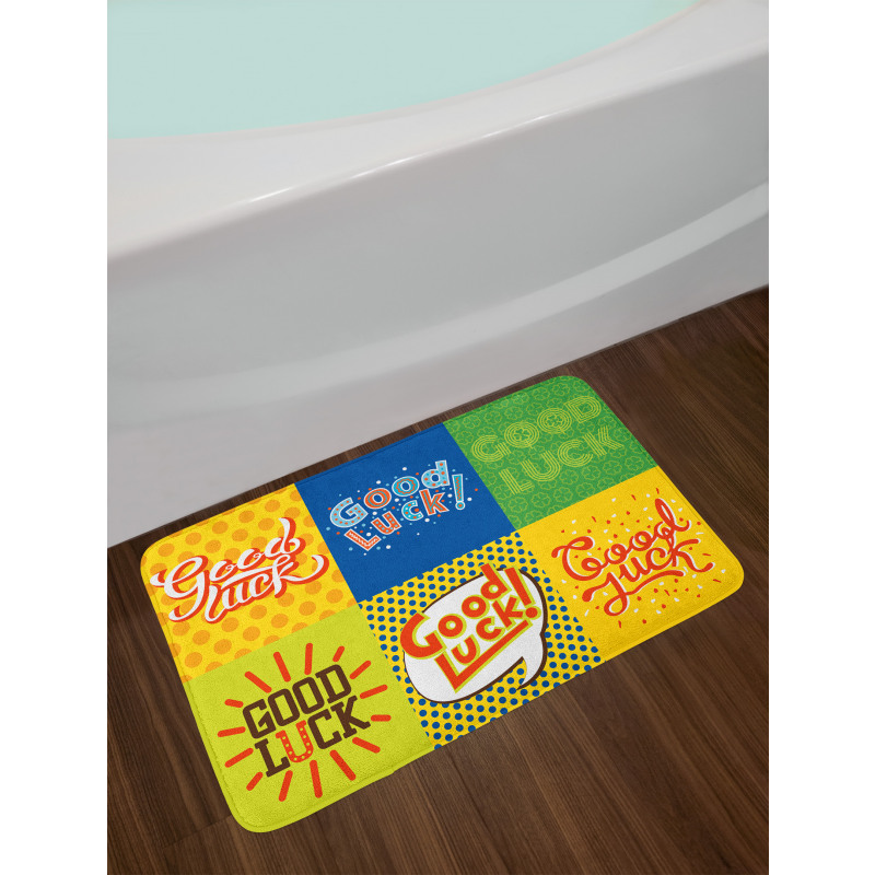 Lucky Pop Art Bath Mat