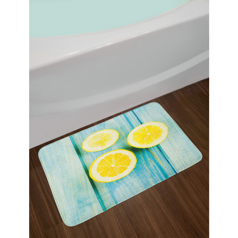 Juicy Slices Wood Bath Mat