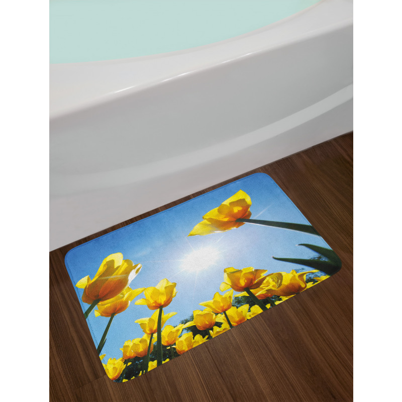 Field Summer Blooms Bath Mat