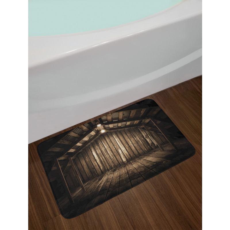 Wooden Cottage Bath Mat