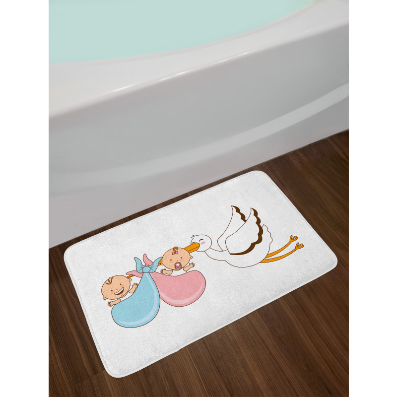 Babies Stork Playroom Bath Mat