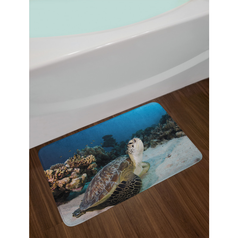 Turtle Coral Reef Bath Mat