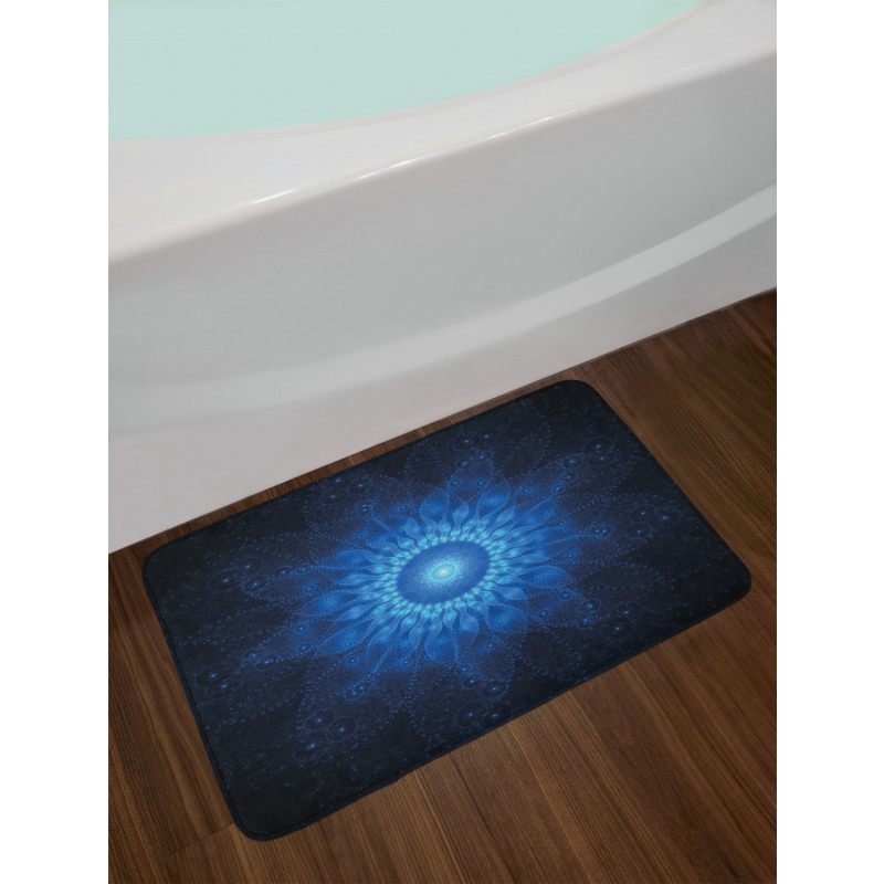 Space Mandala Artwork Bath Mat